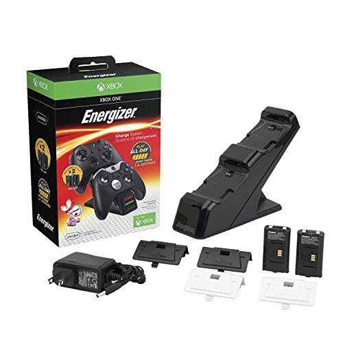 PDP Gaming Energizer Dual Controller Charging System, Two Rechargea...