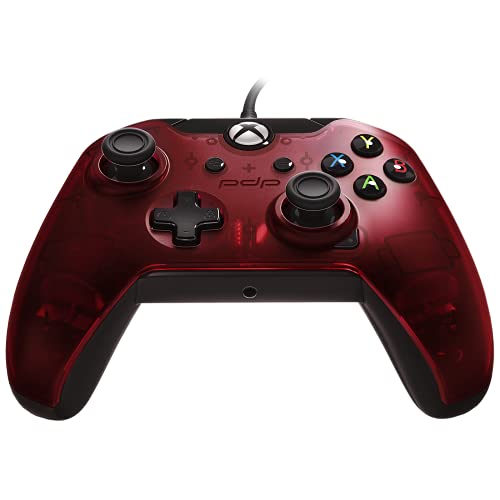 PDP Gaming Wired Controller: Crimson Red – Xbox One...