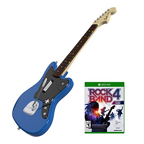 PDP Rock Band Rivals Wireless Fender Jaguar Bundle for Xbox One...