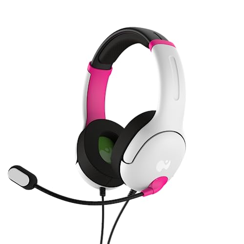 PDP Xbox Airlite Wired Stereo Gaming Headset (Fuse White (White Pin...