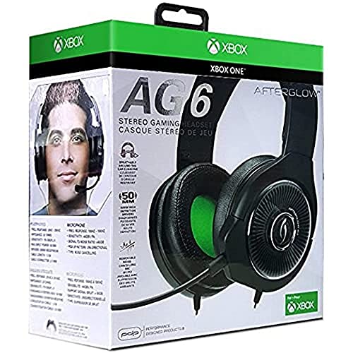 PDP Xbox One Afterglow AG 6 Wired Gaming Headset, 048-103-NA-BK...