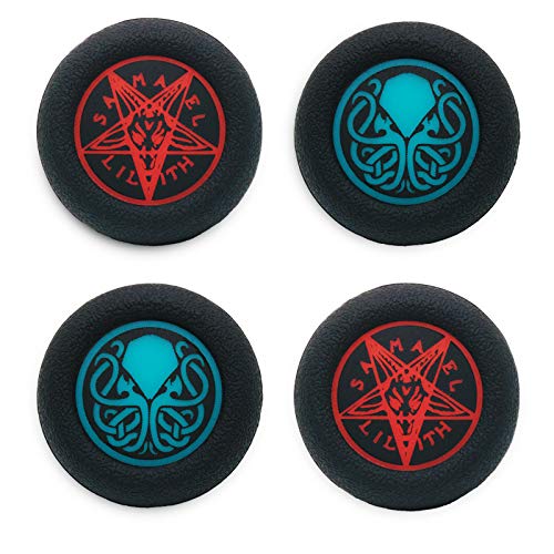 Playrealm Soft Rubber Silicone Printing Thumb Grip Cover x 4 for PS...