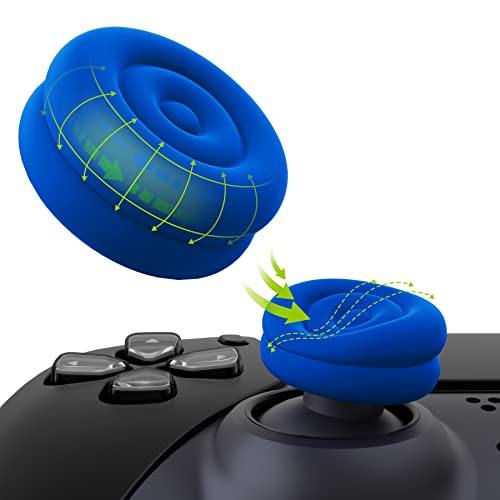PlayVital Thumbs Cushion Caps Thumb Grips for ps5, for ps4, Thumbst...