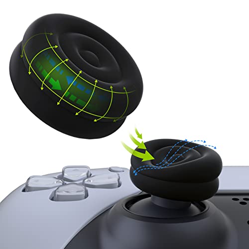 PlayVital Thumbs Cushion Caps Thumb Grips for ps5, for ps4, Thumbst...