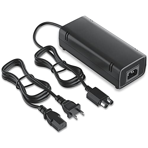 Power Supply for Xbox 360 Slim with Power Cord, [2022 Enhanced Quie...