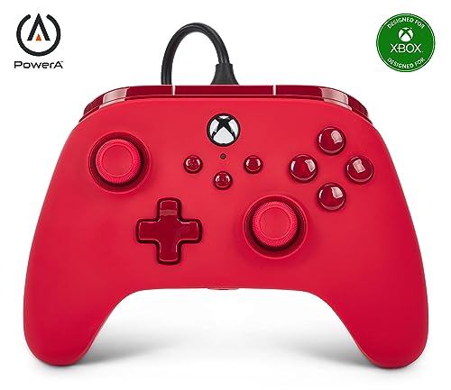 PowerA Advantage Wired Controller for Xbox Series X|S - Red, Xbox C...
