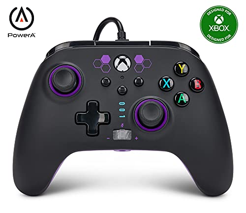 PowerA Enhanced Wired Controller for Xbox Series X|S - Purple Hex, ...