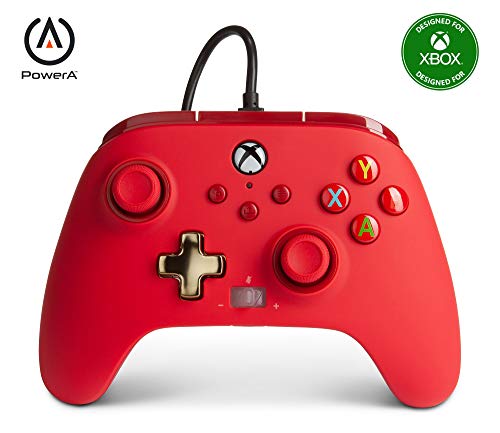 PowerA Enhanced Wired Controller for Xbox Series X|S - Red...
