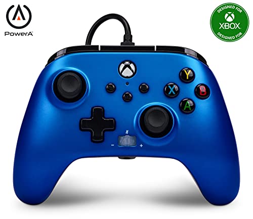 PowerA Enhanced Wired Controller for Xbox Series X|S - Sapphire Fad...