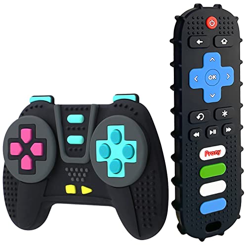 PRONY Silicone Remote Control and Game Controller Teething Toys for...
