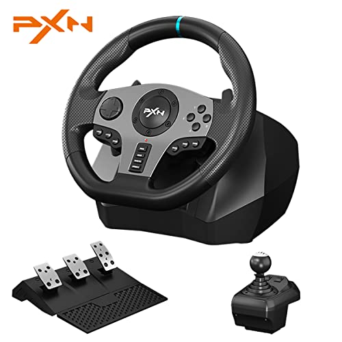 PXN Gaming Racing Wheel V9 Xbox Steering Wheel 270 900° Car Simula...
