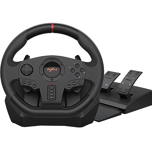 PXN PC Racing Wheel Steering Wheel V900 Driving Simulator 270° 900...