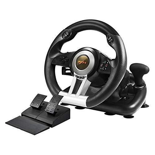 PXN V3II PC Racing Wheel, USB Car Race Gaming Steering Wheel with P...