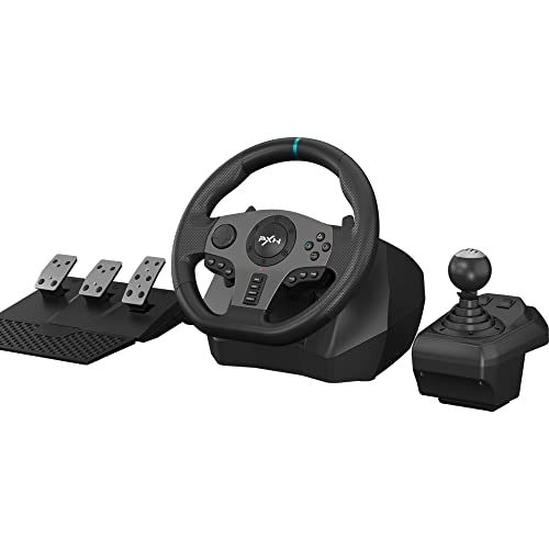 PXN Xbox Steering Wheel for PC V9 Gaming Steering Wheel 270 900 Deg...