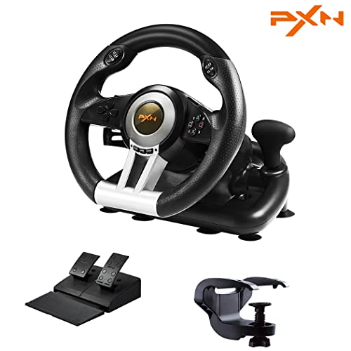 PXN Xbox Steering Wheel V3II 180° Gaming Racing Wheel Driving Whee...