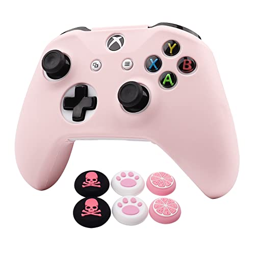 RALAN Pink Controller Skins for Xbox One，Silicone Controller Cove...