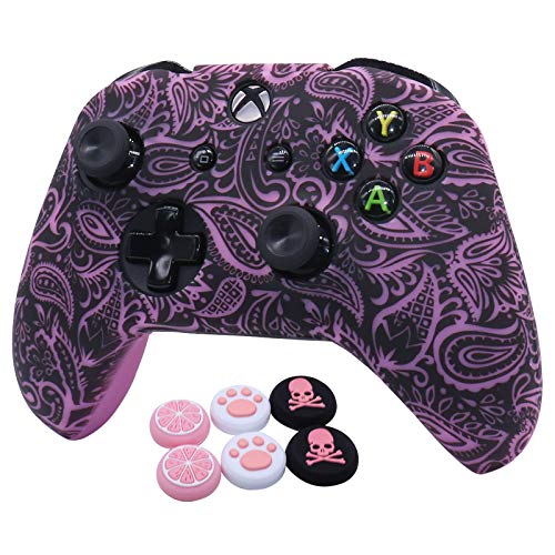 RALAN Pink Controller Skins for Xbox One, Silicone Controller Cover...