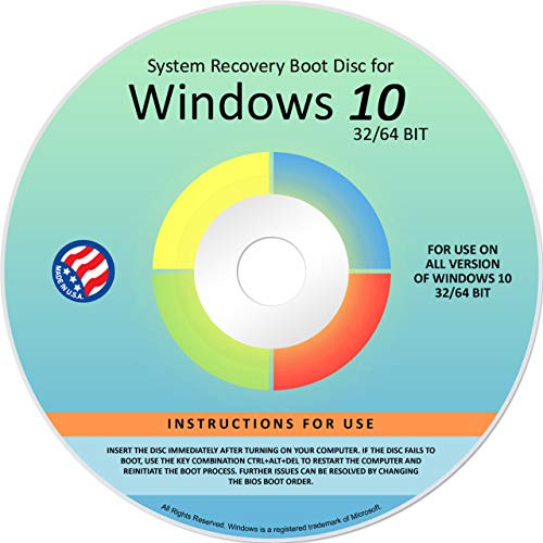 Ralix Reinstall DVD For Windows 10 All Versions 32 64 bit. Recover,...