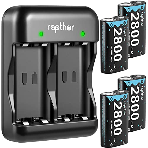 Rapthor 4X 2800mAh Rechargeable Battery Pack for Xbox One Series Co...