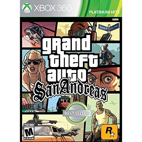 Rockstar, Grand Theft Auto San Andreas (Xbox 360) Video Game...