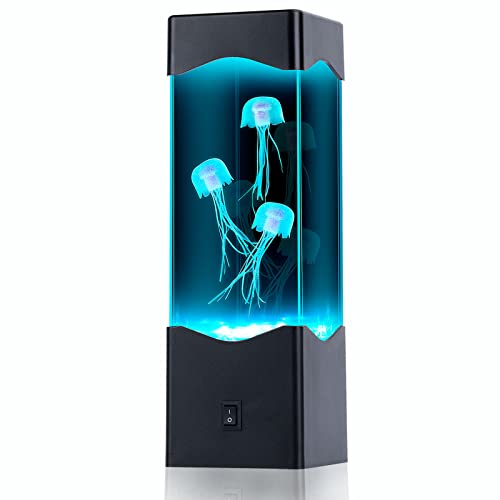 SENCU Gifts for Adults Kids, Multi-Color Jellyfish Lamp, USB Powere...