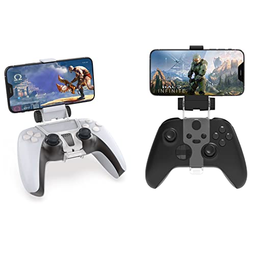 TGDPLUE [2 Pack] Phone Controller Mount Clip Kit for PS5 Xbox Contr...
