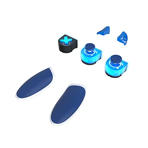 THRUSTMASTER ESWAP X LED BLUE CRYSTAL PACK, Pack of 7 Backlit Blue ...