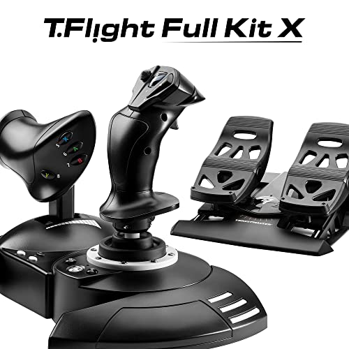THRUSTMASTER T.Flight Full Kit X - Joystick, Throttle and Rudder Pe...