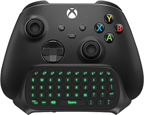 TiMOVO Mini Game Keyboard With Green Backlight for Xbox One, Xbox S...