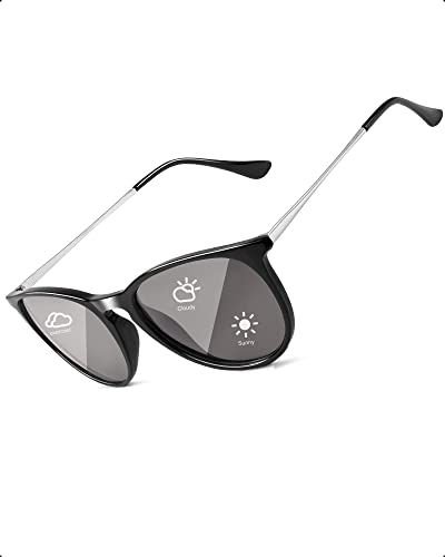 TJUTR Women s Photochromic Polarized Sunglasses for Driving, Classi...