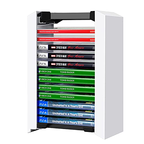 TNP Video Game Storage Tower (12 CD Disc Blu-ray Case) Universal DV...