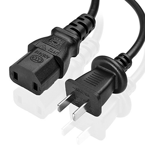TNP Xbox 360 Charger Power Cord (10 Feet) 2 Prong Power Suppy AC Ad...