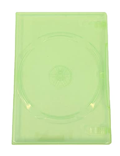 TodoMedia Standard 14mm Single (1-Disc Capacity) Green DVD Case for...