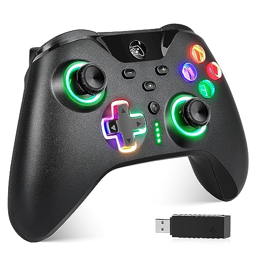 TREE.NB Wireless Game Controller, with LED Lighting Compatible with...