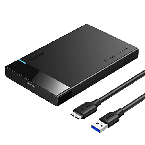 UGREEN 2.5  Hard Drive Enclosure USB 3.0 to SATA III for 2.5 Inch S...