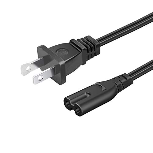 UL Listed 8.2ft 2 Prong AC Power Cord for Xbox One 1 Series X S Gam...