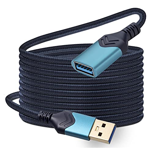 USB 3.0 Extension Cable, 15FT High Speed Extension Cable USB A Male...
