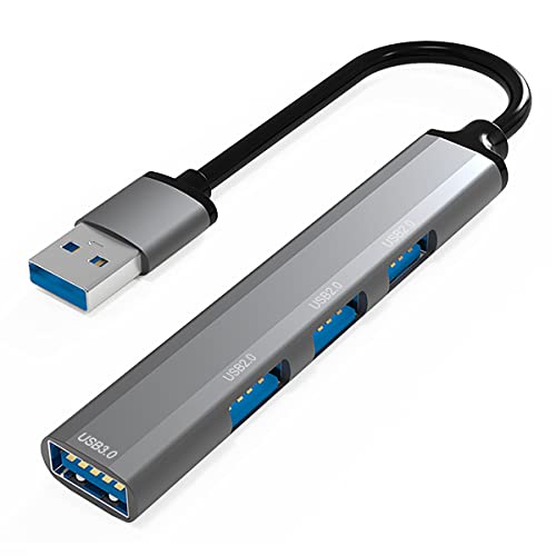 USB 3.0 Hub Extensions, 4-Port USB 3.0 & USB 2.0 Ultra Slim Hub, Po...