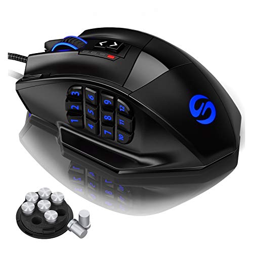 UtechSmart Venus Gaming Mouse RGB Wired, 16400 DPI High Precision L...
