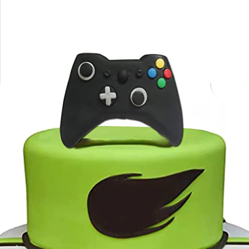 Video Game Cake Toppers with Controller and Birthday Cake Decoratio...