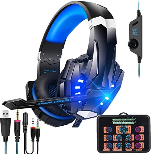 Voice Changer Gaming Headset with Mic for Xbox One,PC,PS4,Over-Ear ...