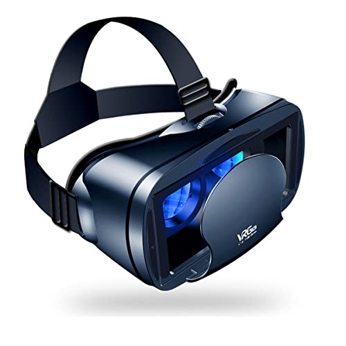 VR Headset with Controller, VR Glasses Compatible with 5.0-7.0inche...