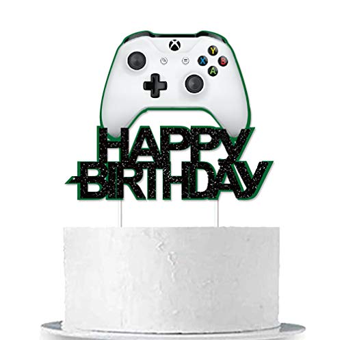 Watercolor Video Game Cake Topper for Birthday...