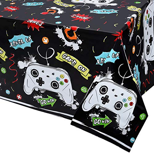 Watercolor Video Game Party Tablecloth - 1 Pack 54   x 108   Video ...