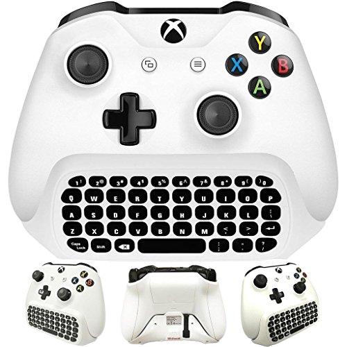 WHITEOAK Xbox One S Chatpad Mini Gaming Keyboard Wireless Chat Mess...