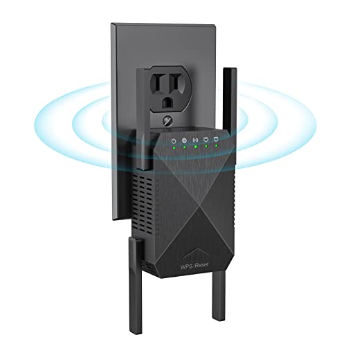 WiFi Extender, 2023 Fastest WiFi Booster 1200Mbps Dual Band (5GHz 2...