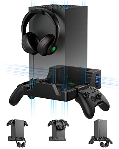 Wiilkac Wall Mount for Xbox Series X, 4 in 1 Wall Mount Kit for Xbo...