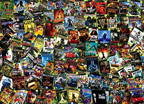 X-Treme Games Collage Puzzle for Adults and Kids | Difficult 1000-P...
