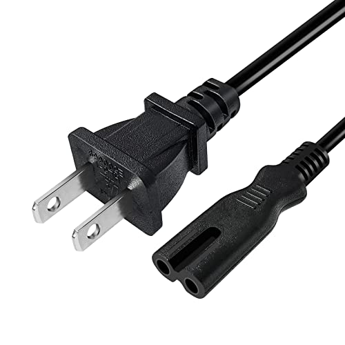 Xbox 2 Prong AC Power Cord Standard 6ft for Xbox One, Xbox Series, ...