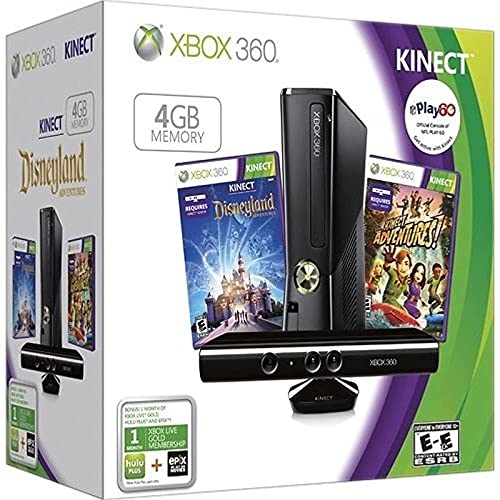Xbox 360 4GB Console with Kinect Holiday Value...